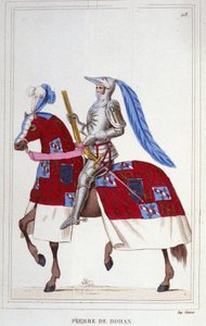 Pierre, Vicomte de Rohan, Sire de Gie (1451-1513). Marschall von Frankreich. Gravur von 1830