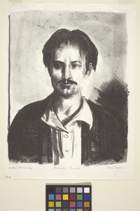 Porträt von John Carroll von Unknown artist