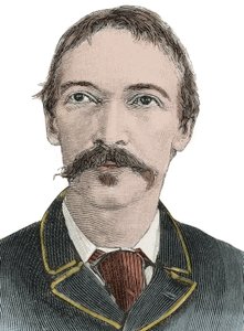 Porträt von Robert Louis Stevenson (1850-1894) - Britischer Schriftsteller