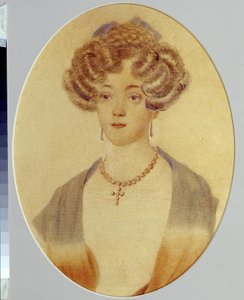 Porträt von Ekaterina Nikolajewna Gontcharova