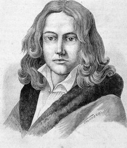 Porträt von Adelbert von Chamisso, deutscher Dichter und Botaniker französischer Nationalität (1781 - 1838) - in „Les Contemporains“, n.d. späte 19. Jahrhundert