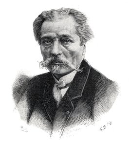 Porträt von Aime Millet, französischer Bildhauer, Graveur, Medailleur und Maler (1819-1891)