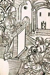 Porträt von Albertus Magnus (1206-1280), Heiliger Albertus Magnus (1205-1280) von Unknown artist