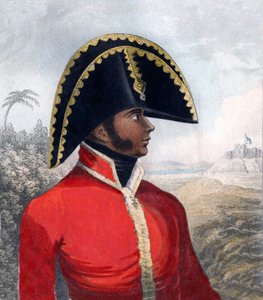 Porträt von Alexandre Sabes (1770-1818), genannt Petion - der erste Präsident der Republik Haiti von Unknown artist
