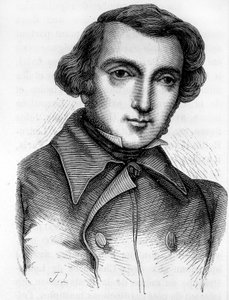 Porträt von Alexis de Tocqueville (1805-1859), französischer Historiker und Politiker. Gravur 19. Jahrhundert von Unknown artist
