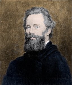 Porträt des amerikanischen Dichters und Romanautors Herman Melville (1819-1891) von Unknown artist