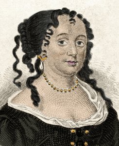 Porträt von Anne Hyde (1637-1671), Herzogin von York und erste Frau von James II. von England. Gravur des 19. Jahrhunderts