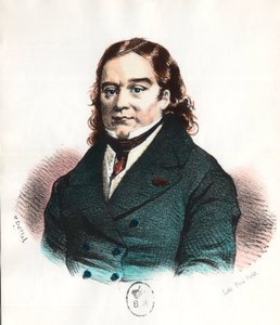 Porträt von Baron Larrey (1766 - 1842), französischer Militärchirurg und Erfinder des Krankenwagens. Gravur des 19. Jahrhunderts. Private Sammlung. von Unknown artist