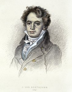 Porträt von Beethoven (1814) - Gravur