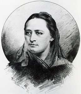Porträt von Božena Němcová von Unknown artist