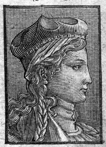 Porträt von Brunehaut (oder Brunehilde) (ca. 534-613), Ehefrau von Sigebert I. von Unknown artist
