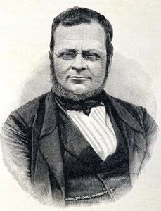 Porträt von Camillo Benso, Graf von Cavour (1810-1861), italienischer Staatsmann, nach einem Foto von 1860