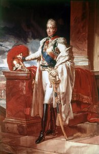 Porträt von Charles X (1757 - 1836), König von Frankreich von 1824 bis 1830. Gemälde. Museum von Capodimonte, Neapel.