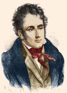 Porträt von Chateaubriand. Gravur des 19. Jahrhunderts. von Unknown artist