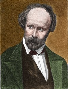Porträt von Christian Friedrich Hebbel (1813-1863), deutscher Dichter und Dramatiker. von Unknown artist