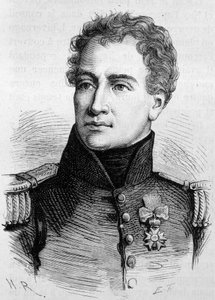 Porträt von Claude Francois de Malet (1754 - 1812). (Claude-Francois Malet) Gravur aus dem späten 19. Jahrhundert in „Histoire de France“ von H. Martin von Unknown artist