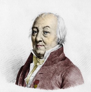 Porträt von Claude Louis, Graf Berthollet (1748 - 1822), französischer Chemiker. Gravur von 1820 von Unknown artist