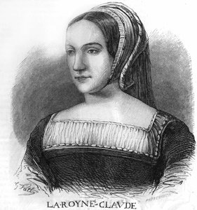 Porträt von Claude de France, Ehefrau von König Franz I. (1499-1524). von Unknown artist