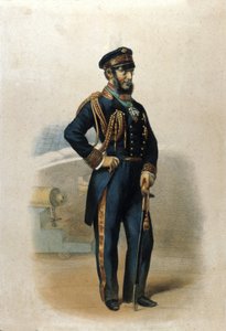 Porträt von Graf Carlo di Persano Pellion (1806-1883), Patriot der italienischen Einheit