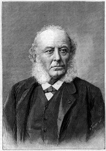 Porträt von Dr. Aristide Verneuil (1823-1895), französischer Chirurg, Mitglied der Akademie der Wissenschaften und der Akademie der Medizin. Stich in „La Nature: revue des sciences et de leurs Anwendungen in den Künsten und der Industrie“ vom 22. Juni 1895 von Unknown artist