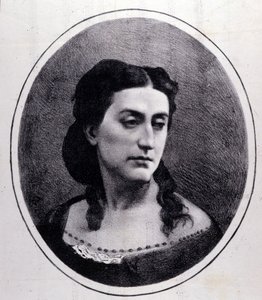 Porträt von Erminia Frezzolini. Italienische Sopranistin (1818-1884)