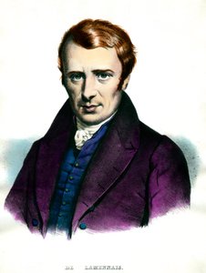 Porträt von Felicite Robert de Lamennais, französischer Schriftsteller von Unknown artist