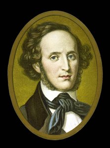 Porträt von Felix Mendelssohn Bartholdy von Unknown artist