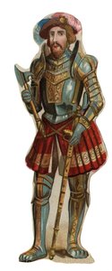 Porträt von François I. (1494 - 1547), König von Frankreich. Chromolithographie, späte 19. Jahrhundert.