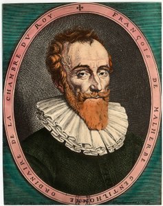 Porträt von Francois de Malherbe, französischer Dichter. Gravur des 17. Jahrhunderts von Unknown artist