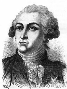 Porträt von François Claude Amour, Marquis de Bouillé (1739-1800), französischer General.