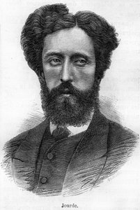 Porträt von François Jourde. Französischer Revolutionär 1843-1893.