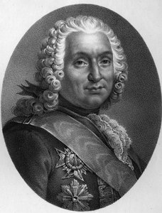 Porträt von François de Chevert (1695-1769) von Unknown artist