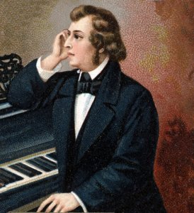 Porträt von Frederic Chopin (1810-1849), polnischer Komponist. von Unknown artist