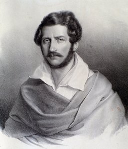 Porträt von Gaetano Donizetti (Stich) von Unknown artist