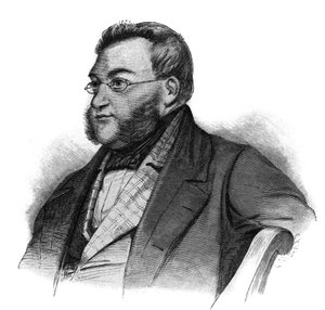 Porträt von Georg von Vincke, preußischer Politiker - Georg von Vincke (1811-1875), Verwalter, Politiker und preußischer Grundbesitzer - Gravur Ende des 19. Jahrhunderts von Unknown artist