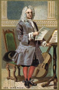 Porträt von Georg Friedrich Händel.