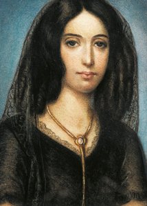 Porträt von George Sand von Unknown artist