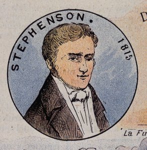 Porträt von Georges Stephenson im Jahr 1815 (1781 -1848), britischer Ingenieur (erste Dampflokomotive im Jahr 1814) von Unknown artist