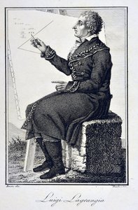 Porträt von Giuseppe Ludovico De la Grange Tournier (1736-1813) - Porträt von Joseph Louis (Joseph-Louis), Graf von Lagrange (1736-1813), französischer Mathematiker