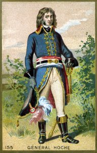 Porträt von General Hoche (1768 - 1797). Chromolithographie des späten 19. Jahrhunderts.