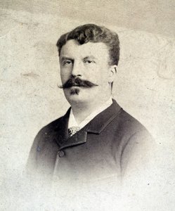 Porträt von Guy de Maupassant von Unknown artist