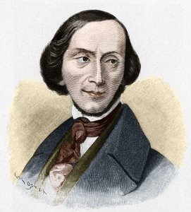 Porträt von Hans Christian Andersen (1805-1875), dänischer Schriftsteller