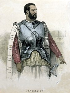 Porträt des italienischen Tenors Enrico Tamberlick (1820-1869) in Otello von Gioacchino Rossini von Unknown artist