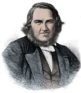 Porträt von James Young Simpson (1811-1870), schottischer Geburtshelfer - Sir James Young Simpson. von Unknown artist