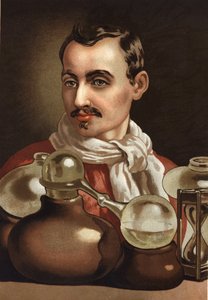 Porträt von Jan Baptist Van Helmont. Flämischer Arzt und Chemiker, Schüler von Paracelsus (Brüssel von Unknown artist