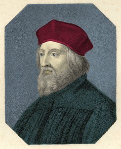 Porträt von Jan Hus (oder Jean Huss)