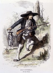 Porträt von Jean Cottereau, genannt Jean Chouan (1757-1794), Anführer des Aufstands im Unteren Maine 1793 - Gravur