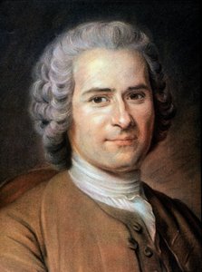 Porträt von Jean Jacques Rousseau