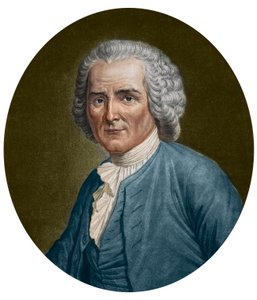 Porträt von Jean-Jacques Rousseau