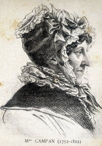 Porträt von Jeanne Louise Henriette Genest, Madame Campan (1752 - 1822), französische Erzieherin - in „Les Contemporains“, n.d. Ende des 19. Jahrhunderts von Unknown artist